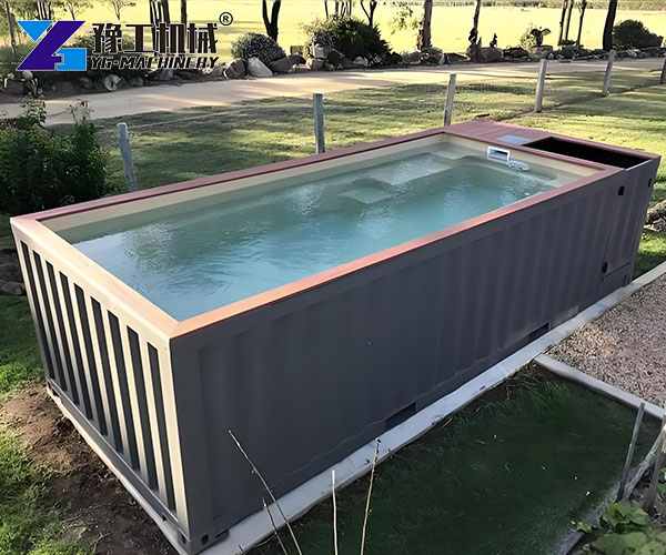 backyard pool installation
