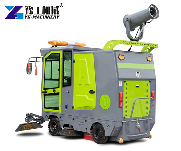 compact street sweeper vehicle