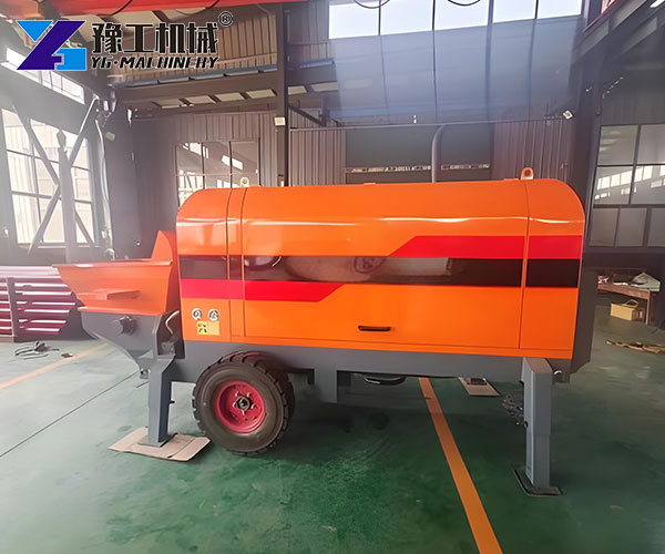 concrete pumping site