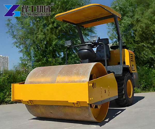 large road roller machine