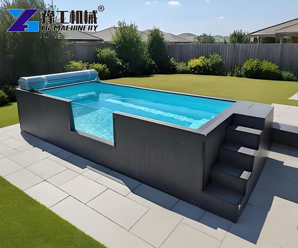 modern garden pool