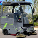 municipal sweeper operation