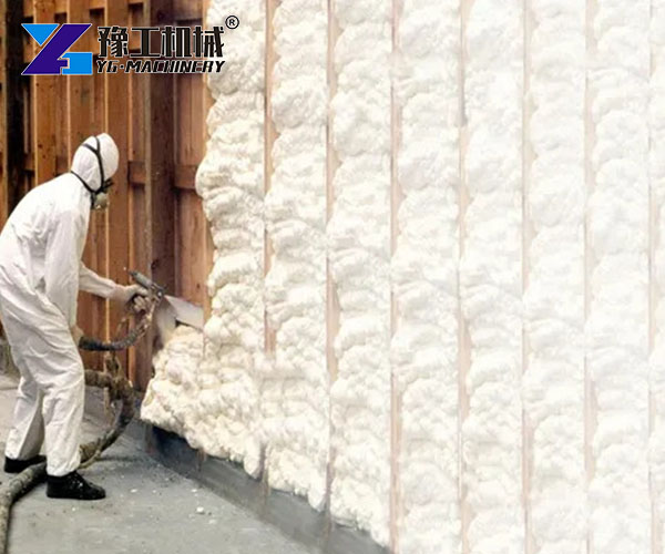 Applications of polyurethane spraying machines