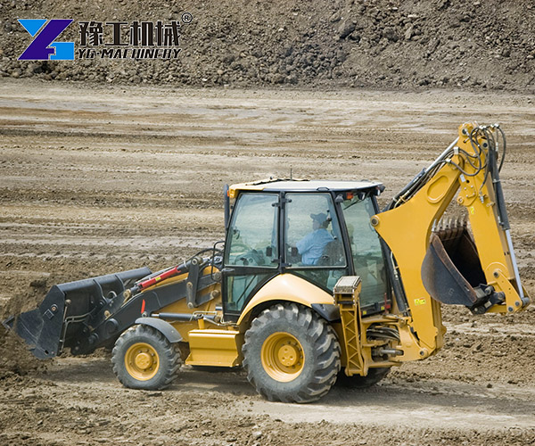 Backhoe Loader on Site