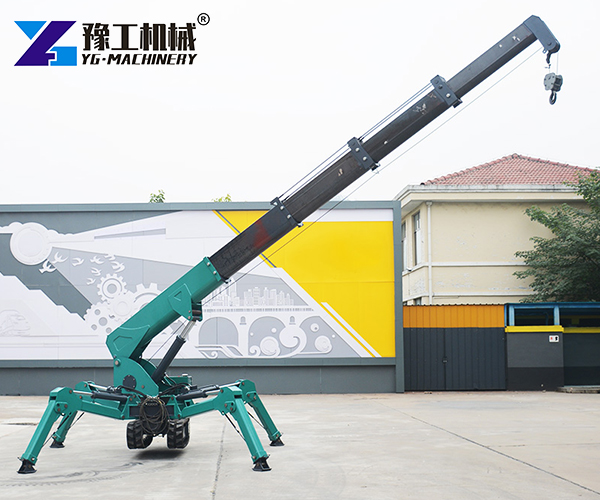 Compact spider crane