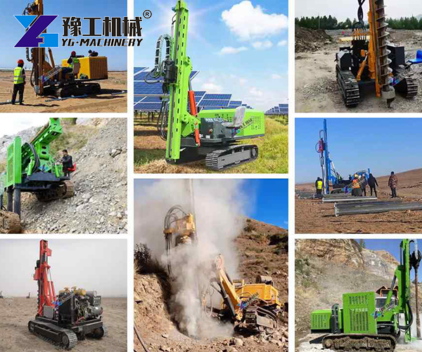 Applications of solar piling machines