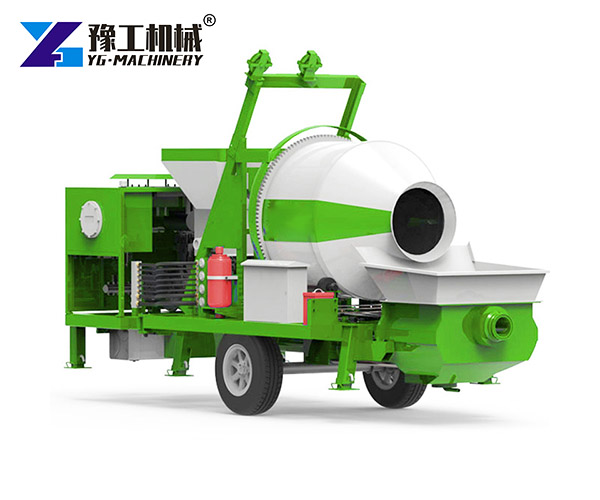 Concrete Mixer With Pump Machine