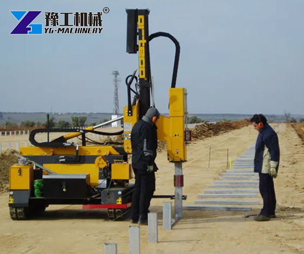 Guardrail Pile Driving Machine