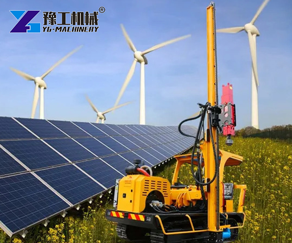 Heavy-Duty Solar Foundation Pile Driver