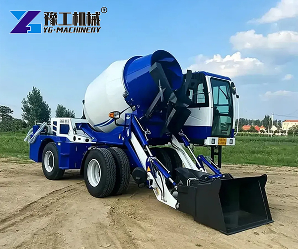 Mobile Self Loading Concrete Mixer