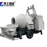 Concrete Mixer Pump Mobile concrete mixer with pump