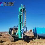 Solar Pile Driving Rig