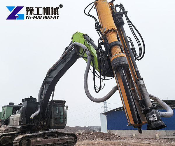 excavator rock drill and splitter