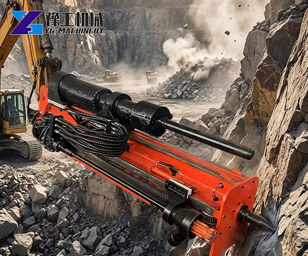 hydraulic rock drill and splitter