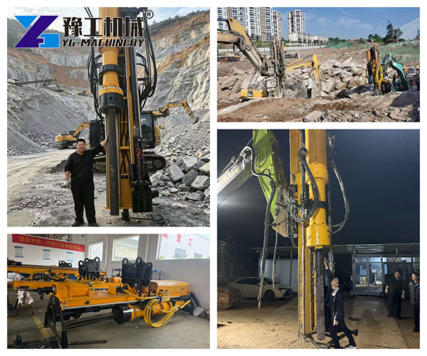 hydraulic rock drill and splitter