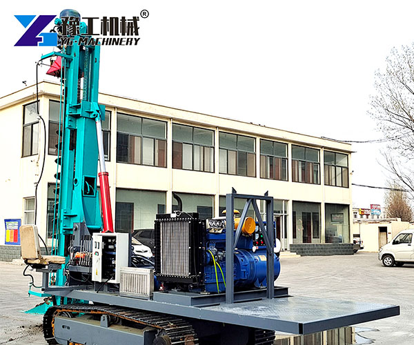 mobile crawler pile driving machine