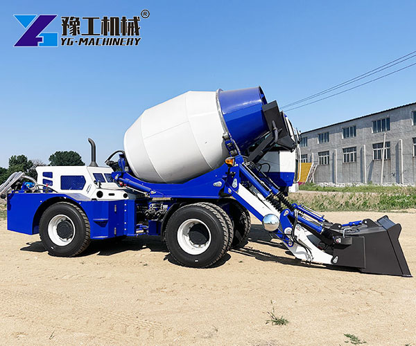self loader concrete mixer